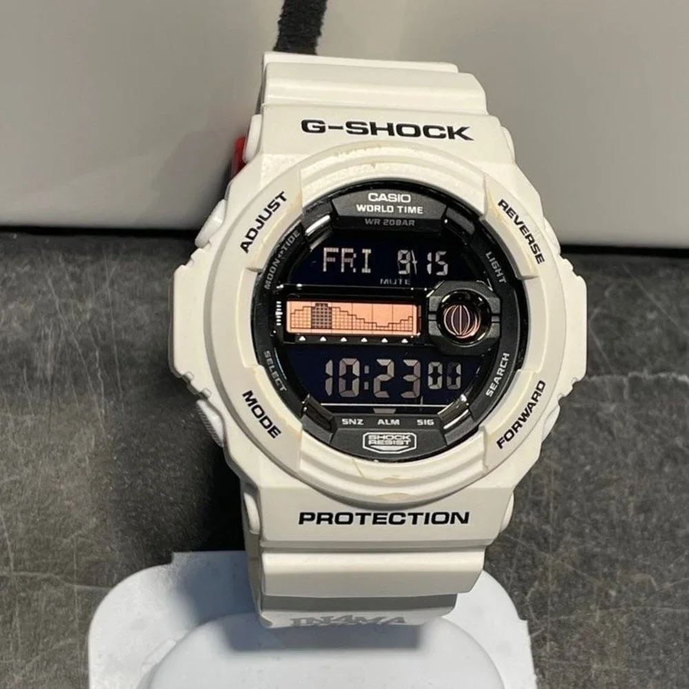 Rare Limited White G-Shock G -Lide IN4MATION COLLAB Model GLX-150X